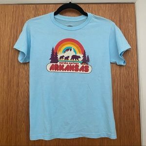 Light blue Eureka Springs, Arkansas T-shirt - fits like a women’s small